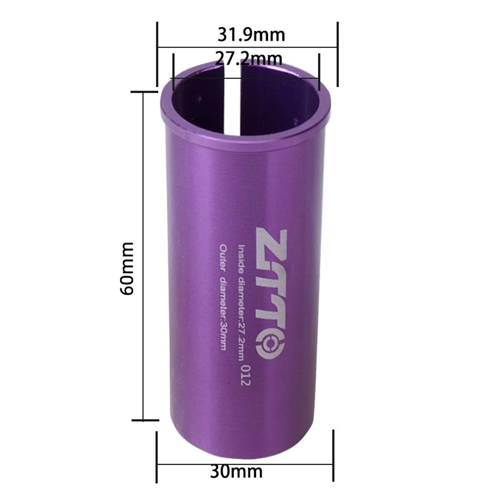 ZTTO Bike Seat Post Adapter Aluminum Bicycle Seat Post Tube Reducing Sleeve Converter ZTTO Bike Seat Post Adapter Aluminum Bicycle Seat Post Tube Reducing Sleeve Converter